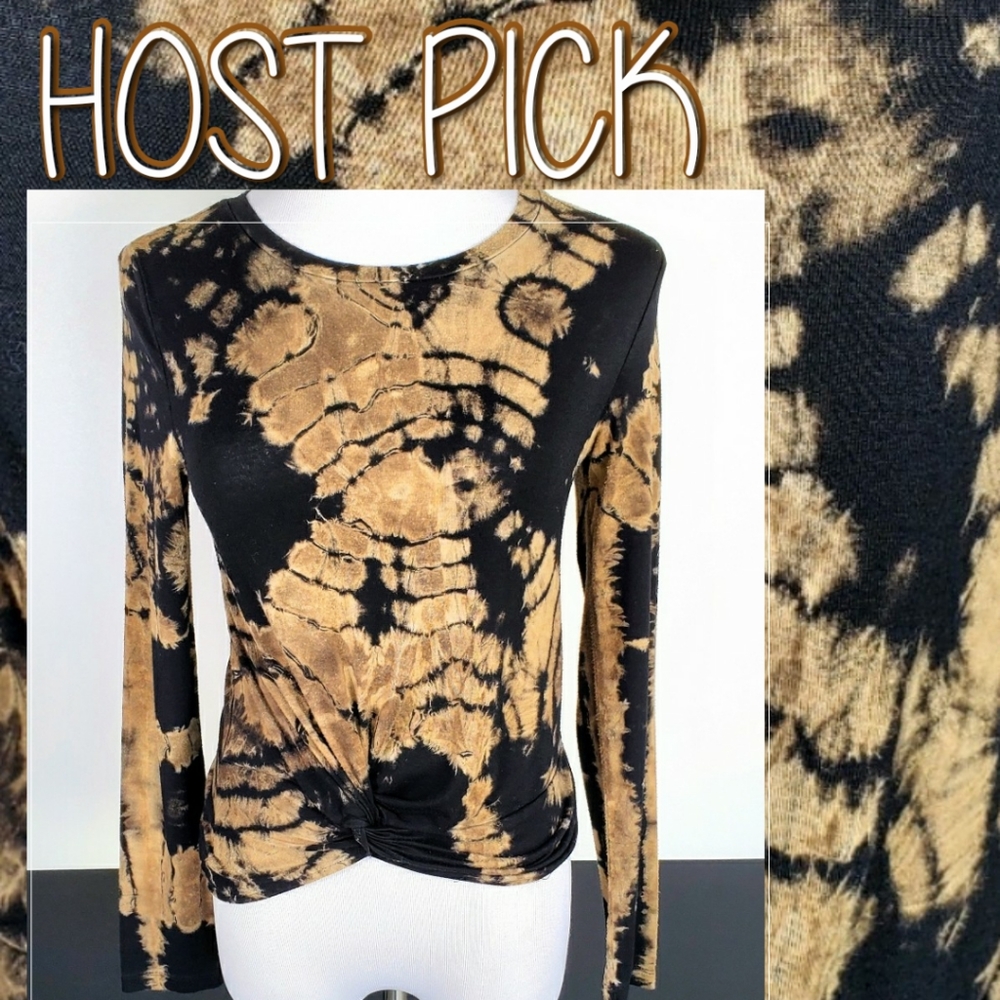 Custom Reverse Tiedye Long Sleeve Tee